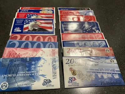 Amazing Complete Lot 1999 - 2006 (8) Mint Sets in Original Envelopes/Coa's - Image 1 of 2