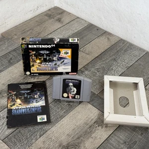 Nintendo 64 Star Wars Sombras del Imperio Juego PAL Cartucho Caja Inserto - Imagen 1 de 20