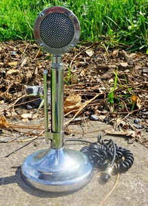 Microphone vintage Astatic D104 Silver Eagle radio amateur CB - Photo 1/6