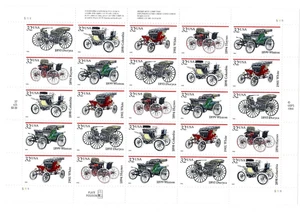 BRIEFMARKEN; ANTIK AUTO " 32 CENT " 1995 POSTFRISCHER BOGEN - Bild 1 von 1