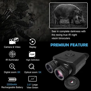 HD Video Digital 40X Zoom Nachtsicht Infrarot Jagd Fernglas IR Kamera - Bild 1 von 9