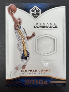 Stephen Curry 2016-17 Panini Limited #7 Decade Dominance Game Used Jersey /99 - Picture 1 of 2