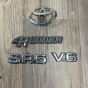 1990-1995 Toyota 4Runner SR5 V6 Tailgate Emblem Logo Letter Set OEM - Picture 1 of 5