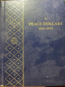 Whitman Peace Dollar Album 1921-1935 - Picture 1 of 4
