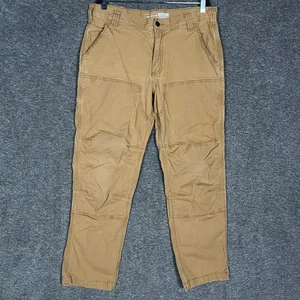 Carhartt Canvas Double Knee Relaxed Fit Carpenter Pant 33x30 Workwear Utility - Picture 1 of 13