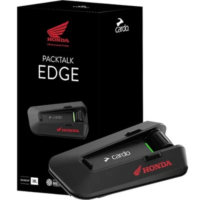 Cardo Packtalk Edge Honda Mesh Intercom Touring Sport Adventure Bluetooth Single - Image 1 of 3