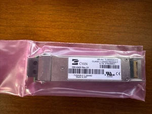 280-0048 CYAN FINISAR FTLX3811M332-CY 10GBASE DWDM XFP TRANSCEIVER. TL8800NACFY - Picture 1 of 2