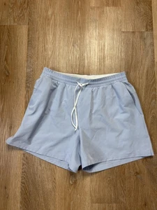 Lululemon Shorts Mens Large Light Blue 7 Inch Inseam Athletic Workout Gym Run - Picture 1 of 6
