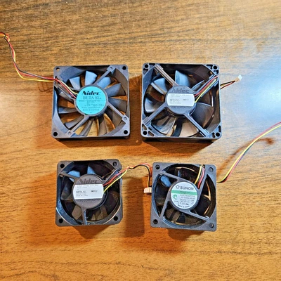 NIDEC SUNON BETA SL 24V COOLING FANS - 4 VARIOUS SEE PICS AND SPECS - Image 1 of 4