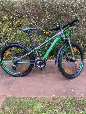 Cube Mountainbike 24 Zoll,21-Gang-Schaltung von Shimano, hydraulische Scheibenbr - Bild 1 von 4