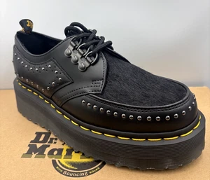 DR MARTENS BLACK  RAMSEY 3i LEATHER PLATFORM CREEPERS SIZE UK 5 EU 38 - Picture 1 of 8