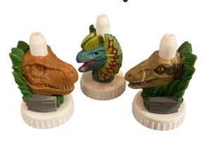 Good 2 Grow Jurassic World Collection Of 3 Spouts With Base Bottle Toppers - Picture 1 of 2