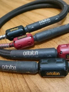 ORTOFON PREMIUM AIC-X7 RCA PAIR SIGNAL CABLE 2 X 1 METER FULL SET (US) - Picture 1 of 10