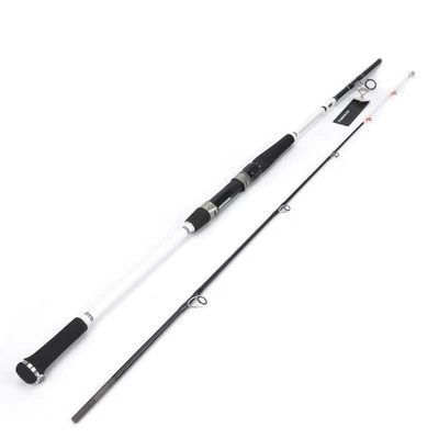 2-Pieces Saltwater Offshore Casting/Spinning Carbon Fiber Boat Fishing Rod Po... - Image 1 of 4