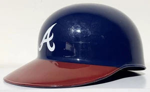 Atlanta Braves Vintage Laich Replica Schlaghelm OFFICIAL blau rot USA MLB - Bild 1 von 9