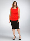Torrid Shirred Side Tank Top Blouse Red 1 1X 14 16 #2621
