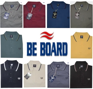 POLO UOMO taglie forti 3XL 4XL 5XL 6XL 7XL 8XL 9XL manica corta Be Board piquet - Imagen 1 de 12