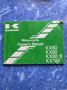 Kx 60 Kx 80 Kx 100 Kawasaki Owners Manual GOOD CONDITION - Bild 1 von 8