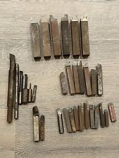 Lot Of 33 MACHINIST TOOLS LATHE Bits Boring Bars Carbide Tipped Cutting Tool