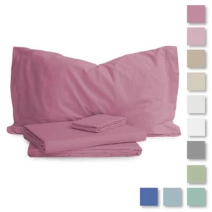 Caleffi Completo Lenzuola Flanella Tinta Unita Colors per Letto Piazza e Mezza S - Foto 1 di 10