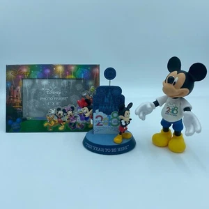 Lote de figuras de Mickey 2018 colección Disney marco de fotos Knick Knack - Imagen 1 de 7