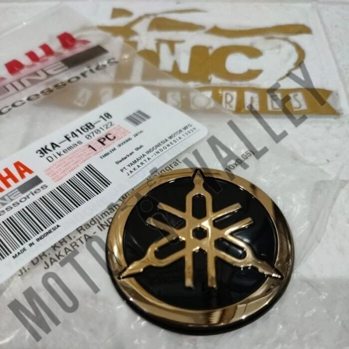 Pair OEM Genuine Yamaha Rx135 Rx-king 3ka Rx-k Petrol Gas Fuel Tank Emblem Badge