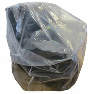 1 Large Strong Plastic Sofa Settee Cover 600 Gauge Clear Polythene Protector - Picture 1 of 1
