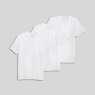Jockey Generation Men's Stay New Cotton 3pk V-Neck T-Shirt - White S