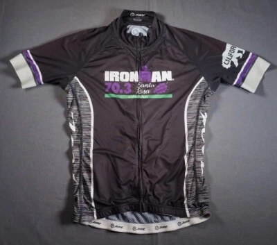 Iron Man Santa Rosa Jersey Adulto Pequeño Zoot Cremallera Completa Camisa de Ciclismo Foto 1 de 4