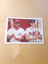1991 Upper Deck Final Edition #1 REGGIE SANDERS / FRANKIE RODRIGUEZ Braves(MINT)