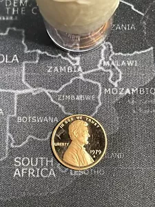 Centavos de moneda de Estados Unidos 1979 tipo 2 a prueba con manchas y marcas - Imagen 1 de 4