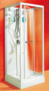 Schulte Juist Komplettduschkabine Fertigdusche U-Duschkabine 2100x820/920 mm - Bild 1 von 6