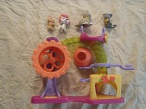 LPS Littlest Pet Shop Hamster Spielplatz ~ enthält 4 Haustiere - Bild 1 von 2