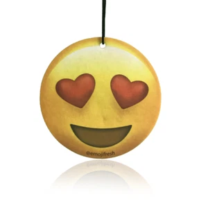 EmojiFresh Heart Eyes Emoji Car Air Freshener - Picture 1 of 1
