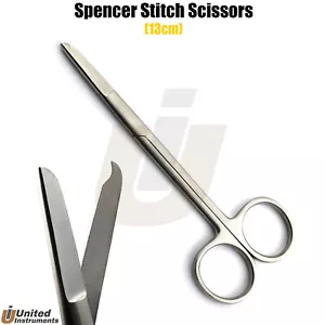 Forbici per sutura Spencer 13 cm forbice chirurgica rimozione punti medico laboratorio Tijeras - Foto 1 di 3