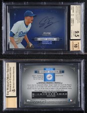 2012 Bowman Sterling Prospect Auto Corey Seager #BSAP-CS BGS 9.5 GEM MINT Auto