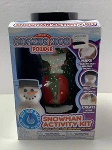 NEW OPENED BOX Instant Snow Powder Kit/ Snowman Activity Kit Amazing Toys - Picture 1 of 6
