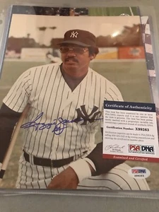 Reggie Jackson PSA DNA Signed  8x10 Photo. New York Yankees - Picture 1 of 1