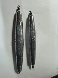 2 X TROLLING WEIGHTS 200g + 150g NORWAY & ICELAND BOAT WEIGHTS - Picture 1 of 7