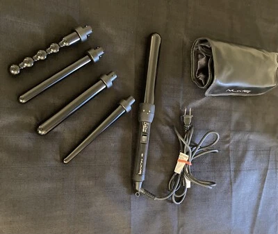 NuMe Lustrum 5 in 1 Tourmaline Ceramic Curling Set w/ Interchangeable Barrels - Image 1 of 2