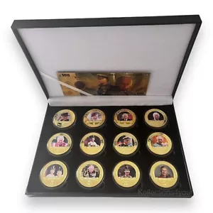 King Charles LLL Krönung x12-teiliges Münzbox-Set & Notiz - britische Königsfamilie - Bild 1 von 6