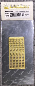 Juego de detalles grabados con foto Lion Roar LE700014 Armada Alemana VII WW2 AA Gun - Imagen 1 de 6