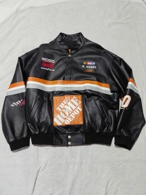 Chaqueta de Carreras Reversible Nascar Tony Stewart Home Depot Persecución Auténtica Rara L Foto 1 de 4