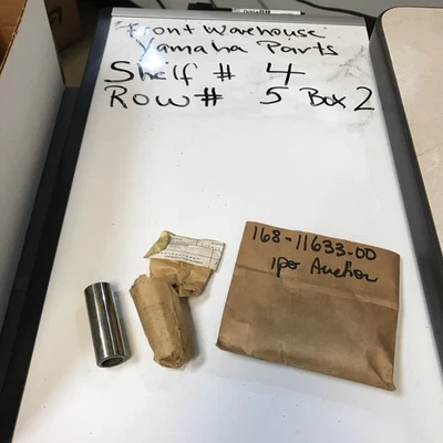 Pino de pistão Yamaha YR1 fabricante de equipamento original 168-11633-00 novo na caixa - Imagem 1 de 4