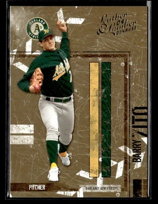 2004 Donruss Leather & Lumber #103 Barry Zito Card Oakland Athletics - Image 1 of 2