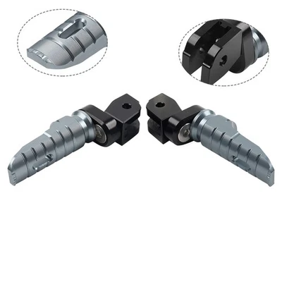 Grey Front Footrests Foot Peg For Ducati Monster 821 Dark 2014-20 937 950 21-23 - Imagem 1 de 4
