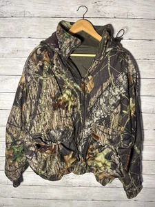 Men’s Woolrich Camo Reversible jacket With Hoodie XL - Picture 1 of 9