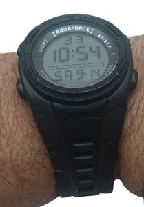 AQUAFORCE Multifunktions Digitaluhr mit Band 50M wasserdicht, gebraucht - Bild 1 von 8