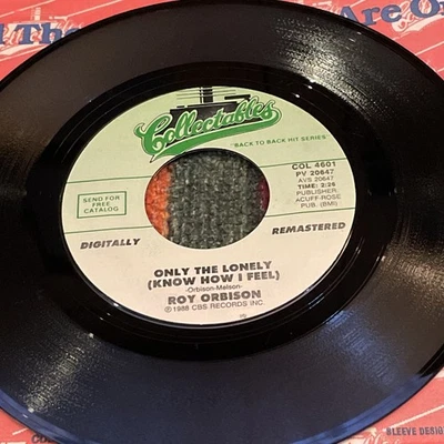 ROY ORBISON 45 ONLY THE LONELY (KNOWS THE WAY I FEEL)  PRETTY PAPER - Image 1 of 3
