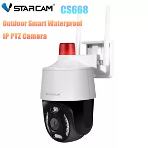 Vstarcam CS668 3MP Outdoor Waterproof IP PTZ Camera Night Vision Security Camera - Picture 1 of 12